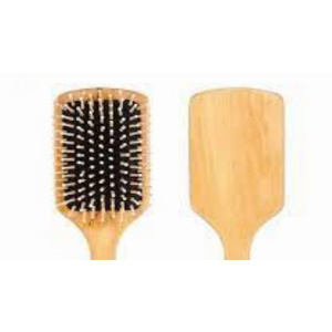 Swan Manicure Wooden Rectangle Brush