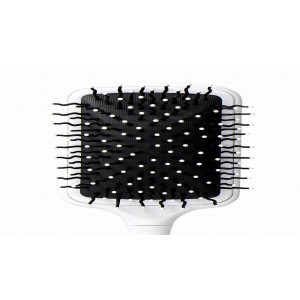 Salon White Rectangle Hair Brush