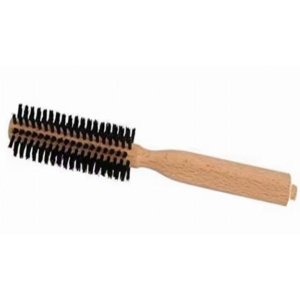 Big Rolling-Pin Style Round Bristle Brush