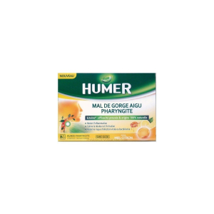 Humer Lozenges Sore Throat Honey Lemon, X20