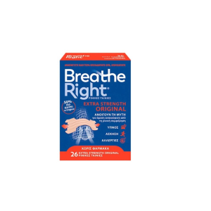 BREATHE RIGHT EXTRA STRENGTH ORIGINAL 26 pieces