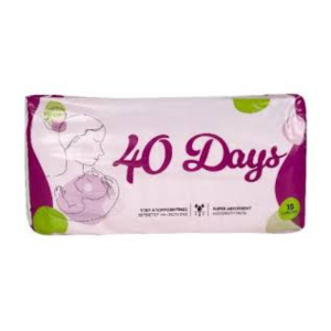40 DAYS MATERNITY PADS 15 PCS